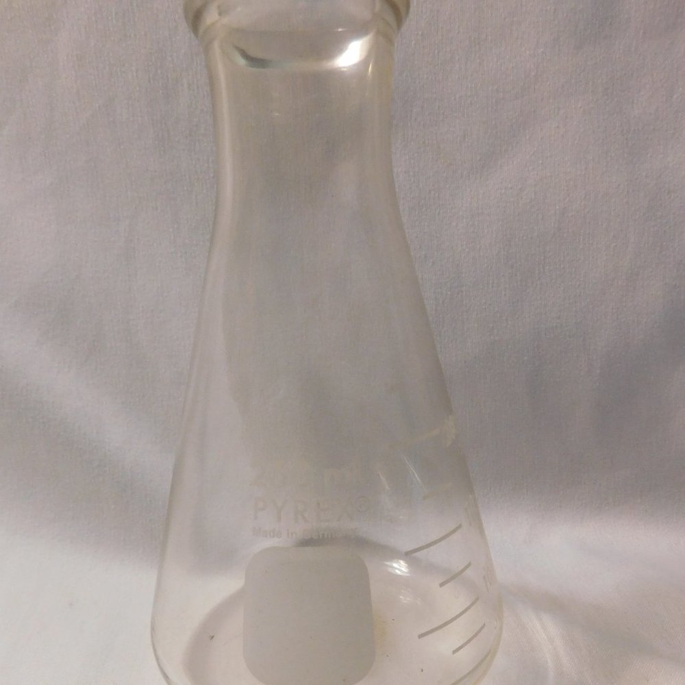 Pyrex 250 mL Glass Stopper Made in Germany No. 4980 No.6